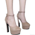 Sexy Peep Toe Platform Ultra High Heels Designer Bling Sequins Party Dress Female Sandal Pumps High Heel