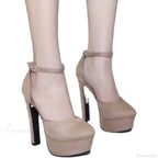 Sexy Peep Toe Platform Ultra High Heels Designer Bling Sequins Party Dress Female Sandal Pumps High Heel