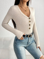 Sexy Slimming Le Yin One-Piece Button Base Coat Women