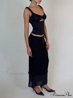 Sexy Y2k Sleeveless Slim Fit Stylish Elegant Trendy Classic Crop Top