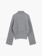 She's Effortless Wrap Sweater