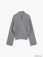She's Effortless Wrap Sweater