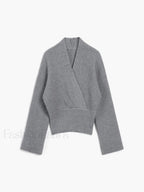 She's Effortless Wrap Sweater