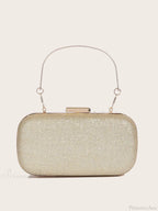 Shiny Corduroy Fashionable Dinner Party Wedding Clutch Bag
