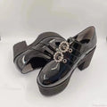 Shiny Leather JK Gothic Tall Heel