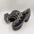 Shiny Leather JK Gothic Tall Heel