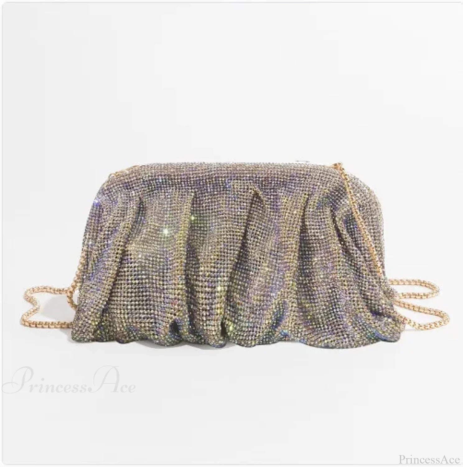 Shiny Rhinestone Wedding Clutch Wristlet
