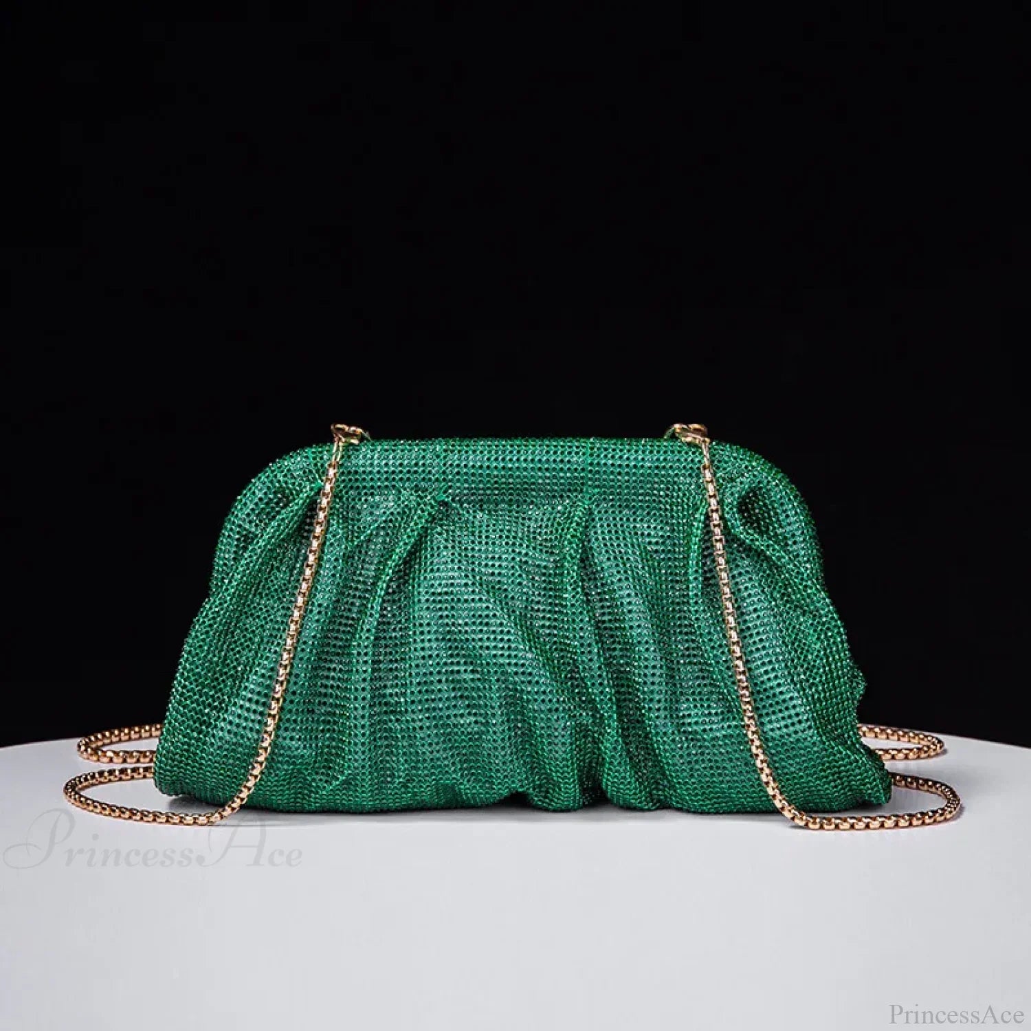 Shiny Rhinestone Wedding Clutch Wristlet