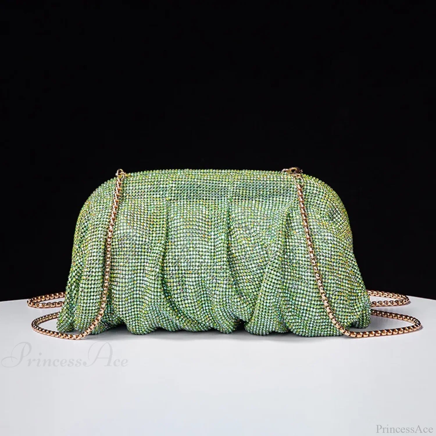 Shiny Rhinestone Wedding Clutch Wristlet
