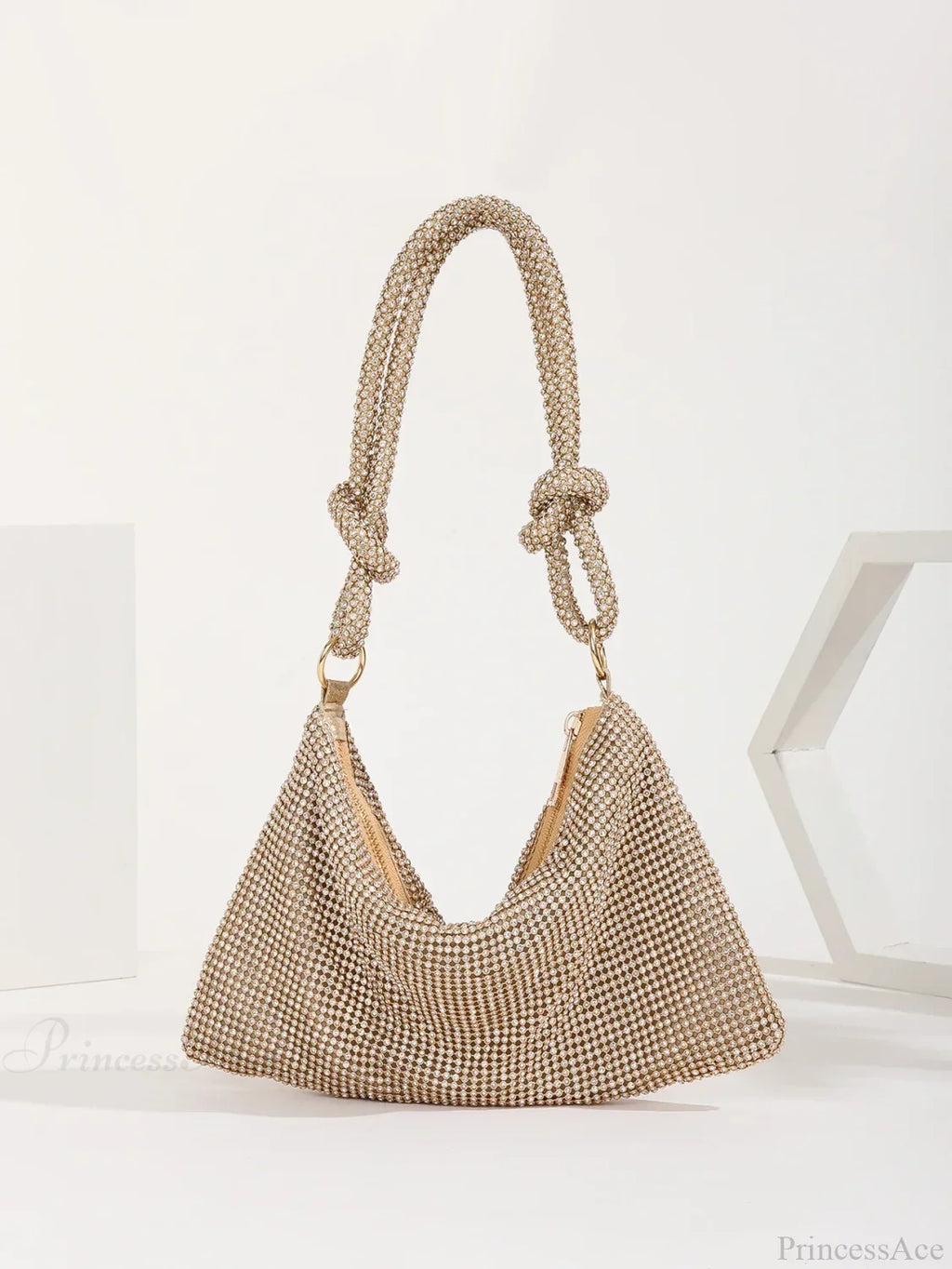 Shiny Rhinestones Elegant Party Wedding Clutch Bag
