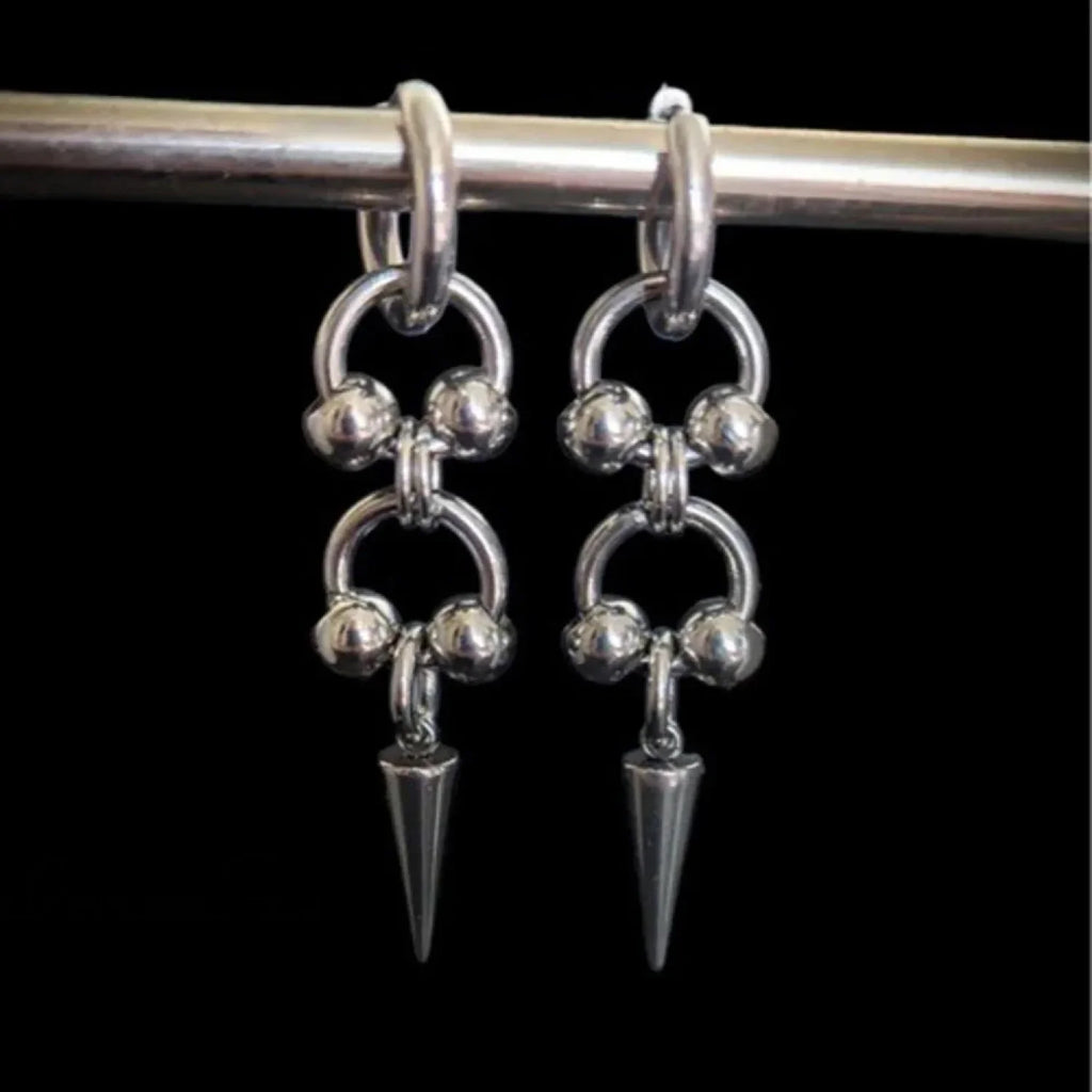 Shiny Saturn 316L Stainless Steel Stud Earring