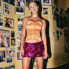 Shiny Sequined Beach Skirt