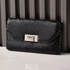 Shiny Sequins Evening Clutch Wristlet