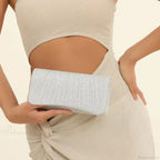 Shiny Shoulder Chain Satchel Wedding Cocktail Clutch Bag