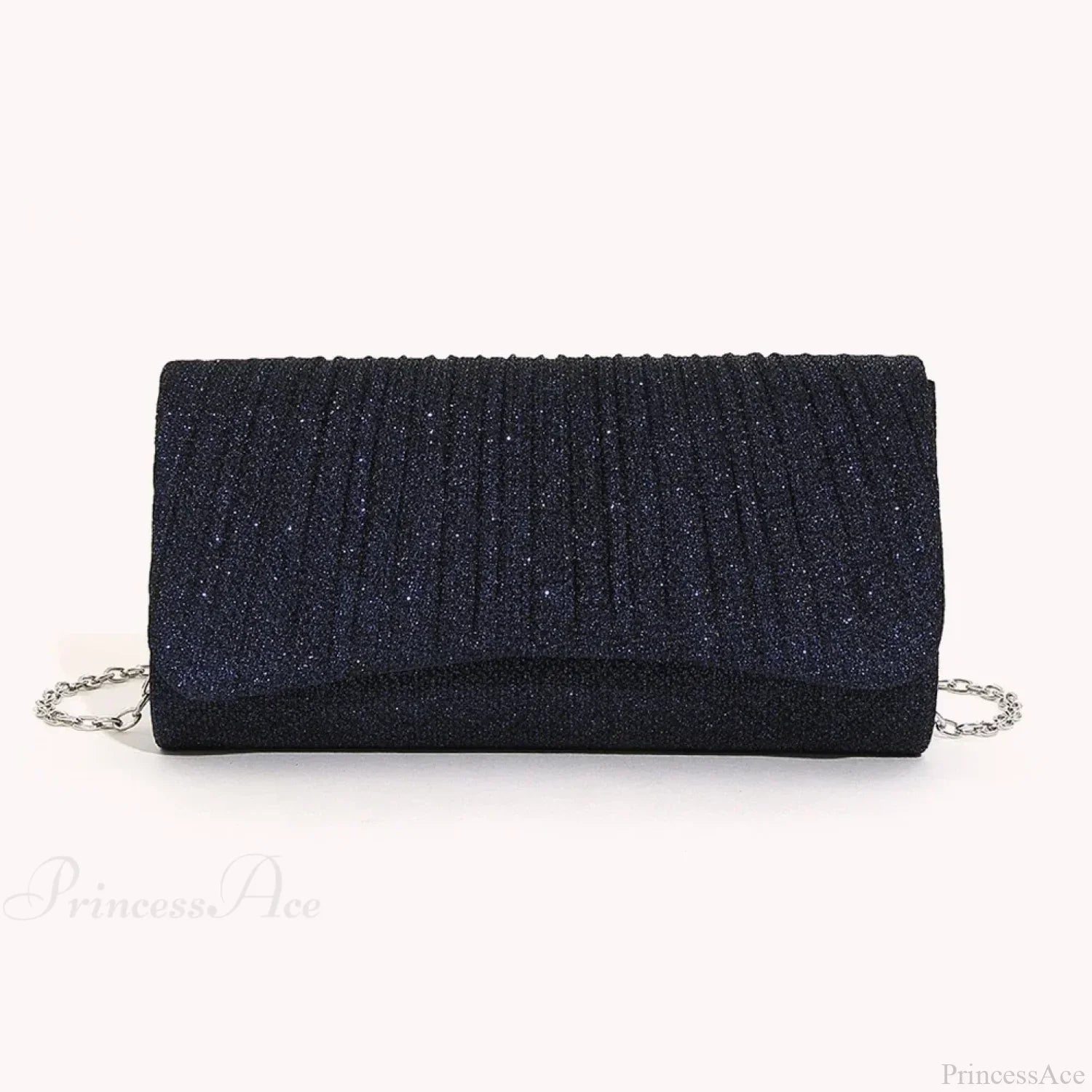 Shiny Shoulder Chain Satchel Wedding Cocktail Clutch Bag