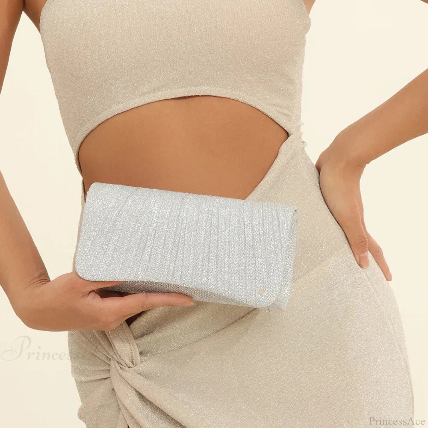 Shiny Wedding Evening Clutch Sling Bag