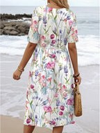 | Floral Midi Dress