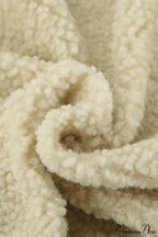 Short Stand Collar Sherpa Jacket