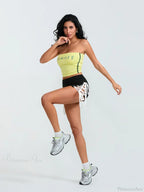 Side Cross Tie-Up Sport Short