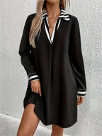 Sienna Casual Long Sleeve Mini Dress