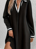 Sienna Casual Long Sleeve Mini Dress