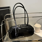 Silver Pillow Crossbody Shoulder Bag