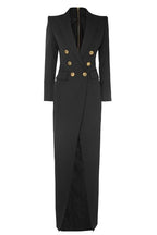 Julia Minimalist Maxi Blazer Dress Elevated Occasion Wear
