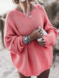 Simple Knit Elastic Winter Sweater