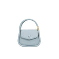 Twin Strap Flap Shoulder Bag - Baby Blue