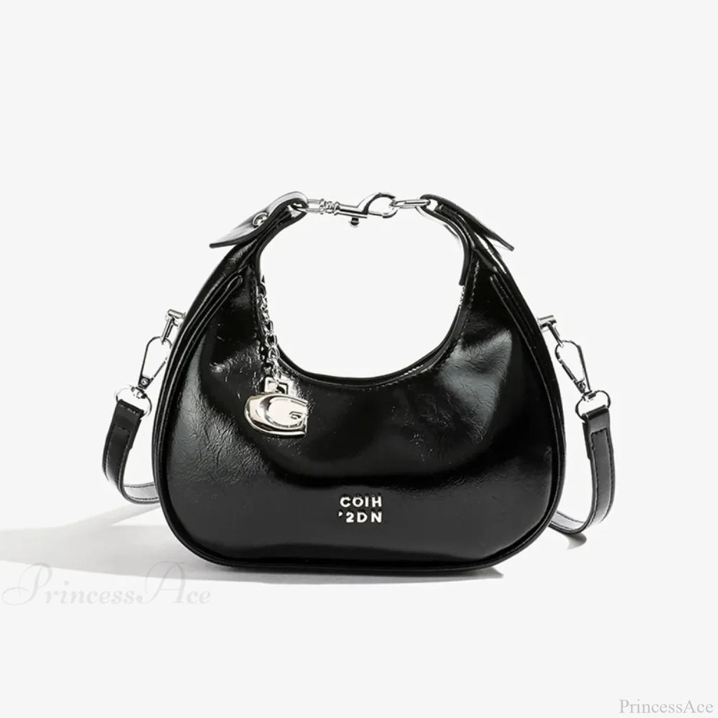 Simple Versatile Solid Color Shoulder Messenger Handbag