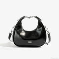 Simple Versatile Solid Color Shoulder Messenger Handbag