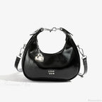 Simple Versatile Solid Color Shoulder Messenger Handbag