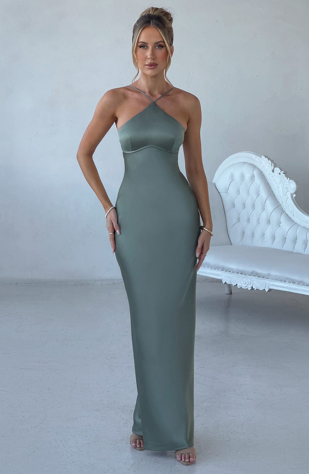 Dana Boutique Maxi Dress Sage Collection