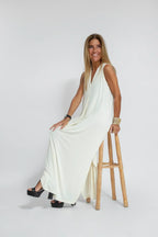 Margarita Elevated Slimming Dress with Vest Occasion Wear