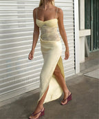 Sleeveless Bodycon Maxi Dress