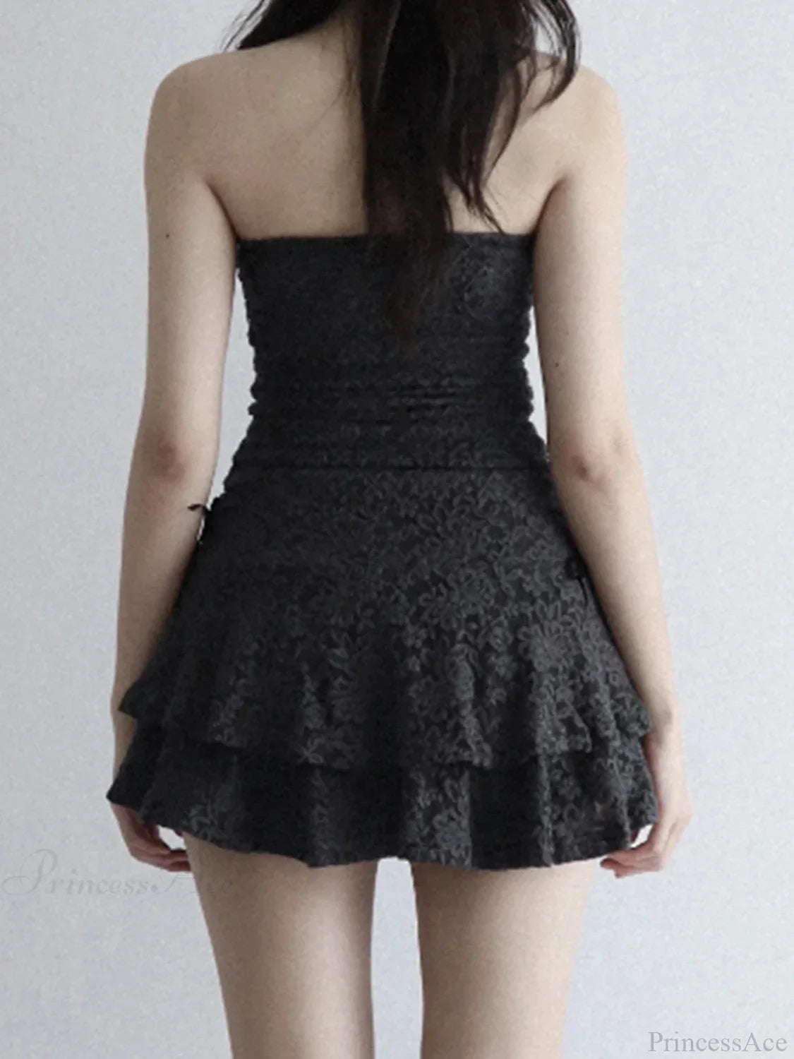 Sleeveless Mesh Cocktail M Dress