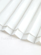 White Sleeveless Pleated Long Dress