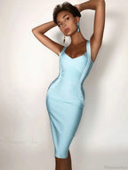 Sleeveless Rayon Bodycon Party Dress