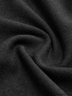 Black Slit Pleated Long Sleeve Bodycon Mock Neck Long Dress