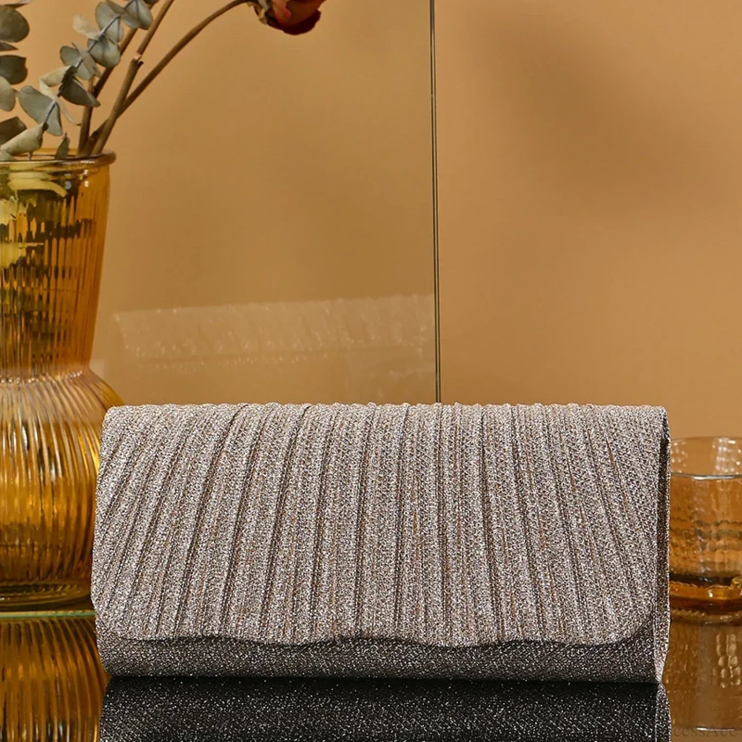 Small Bride Crystal Handbag Wristlet