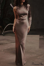 Smoke One Stylish Sleeve Maxi Dress