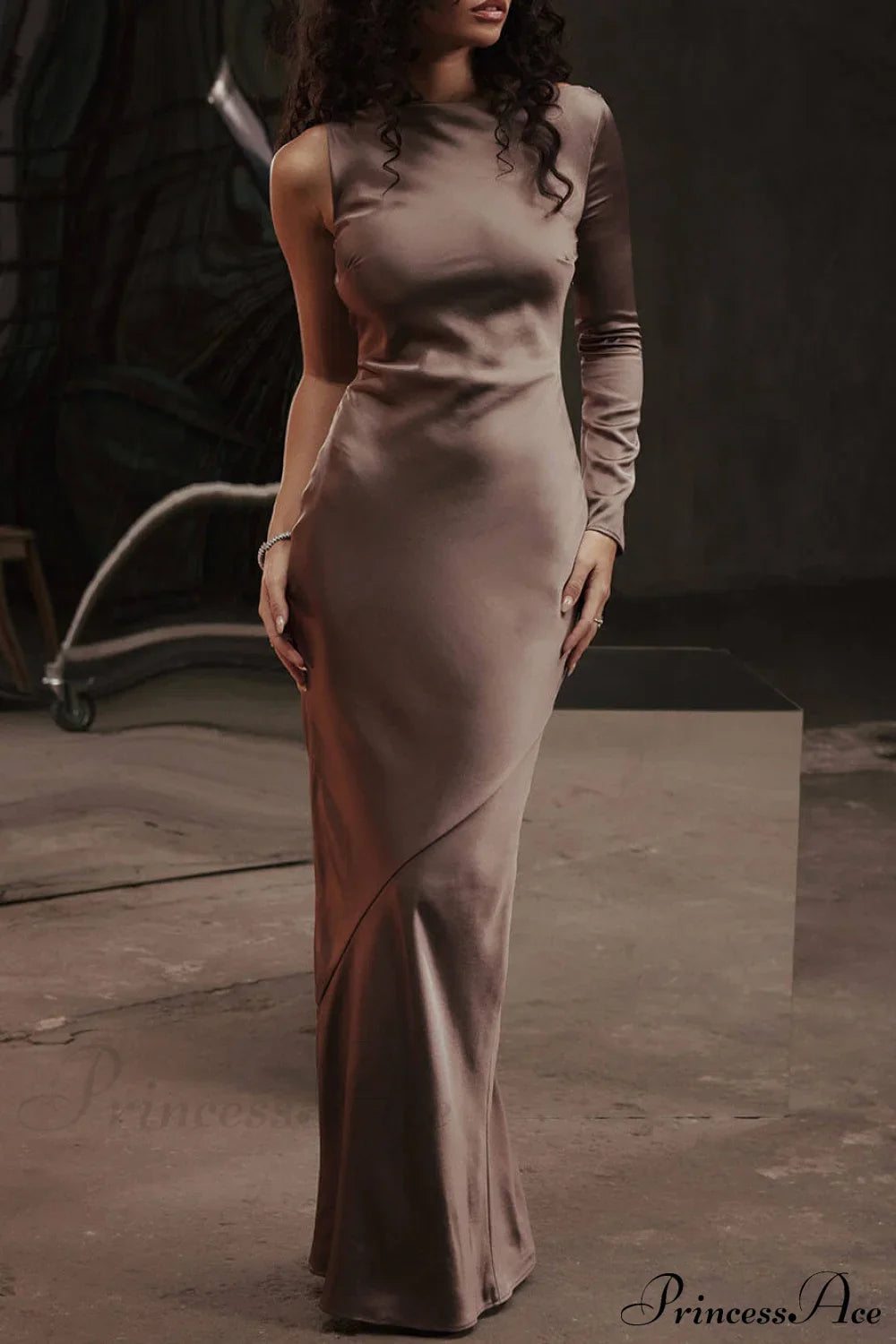 Smoke One Stylish Sleeve Maxi Dress