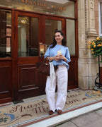 The Melanie — Structured Suede Tote Bag