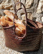 The Rica — Woven Vegan Leather Tote Bag