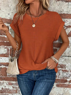 The Sophie — Waffle Knit Tee