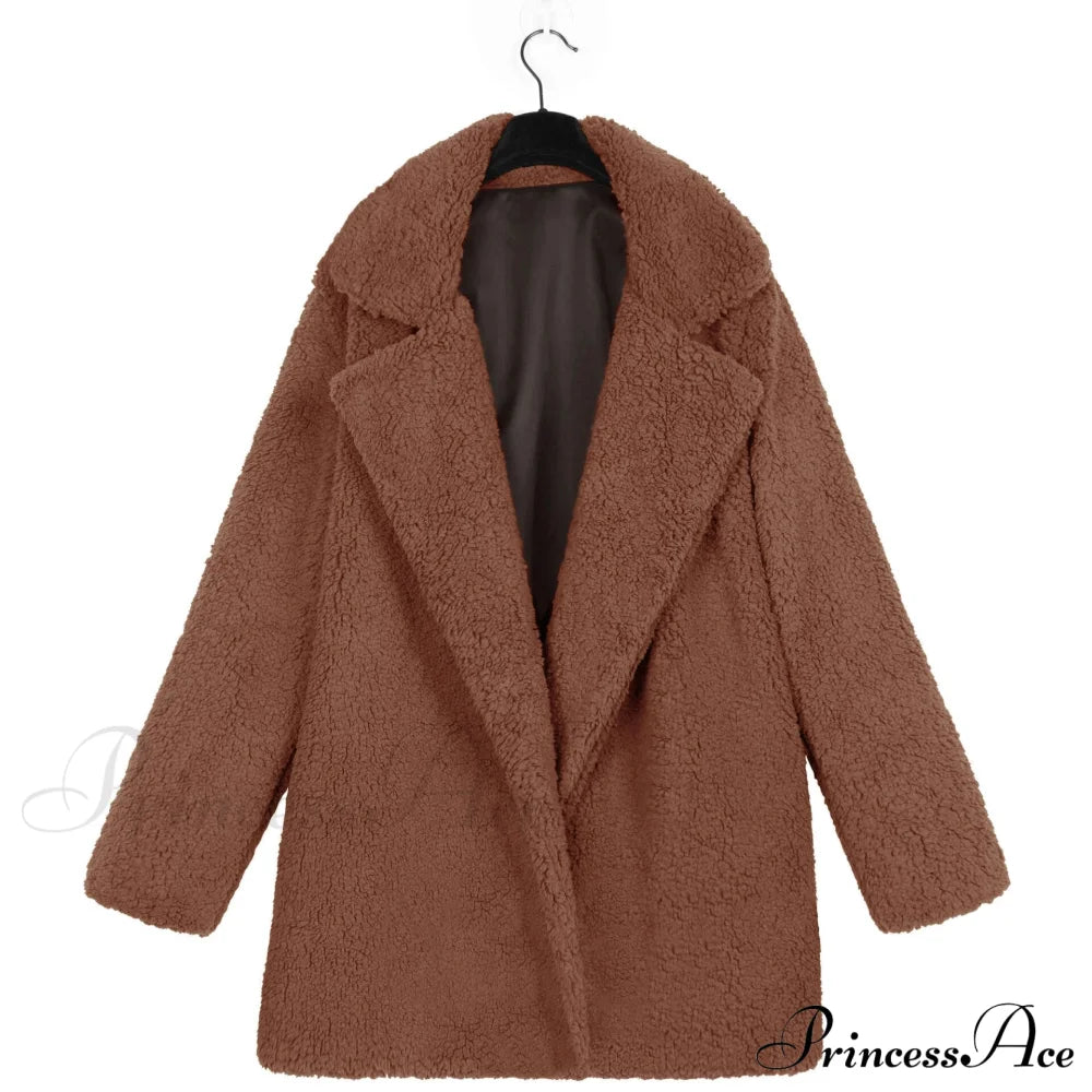 Soft Fur Fashion Plush Coat