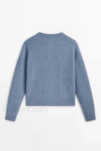 Soft Knit Tweed Style Cardigan