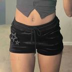 Soft Sparkling Drawstring Short