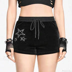 Soft Sparkling Drawstring Short