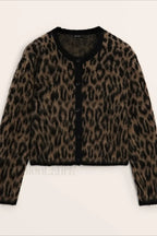 Soft Waxy Round Neck Cardigan